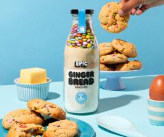 Finished bottle and cookies